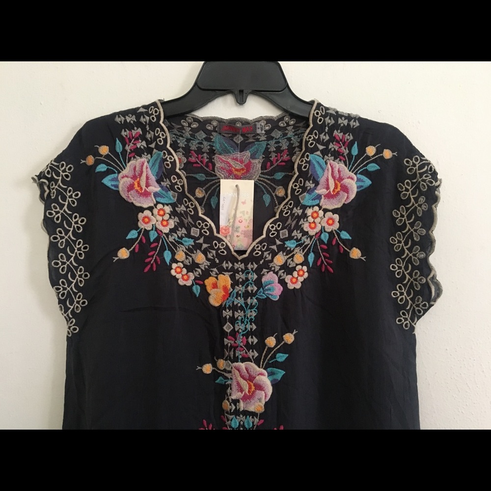 Johnny Was Embroidered Dress S